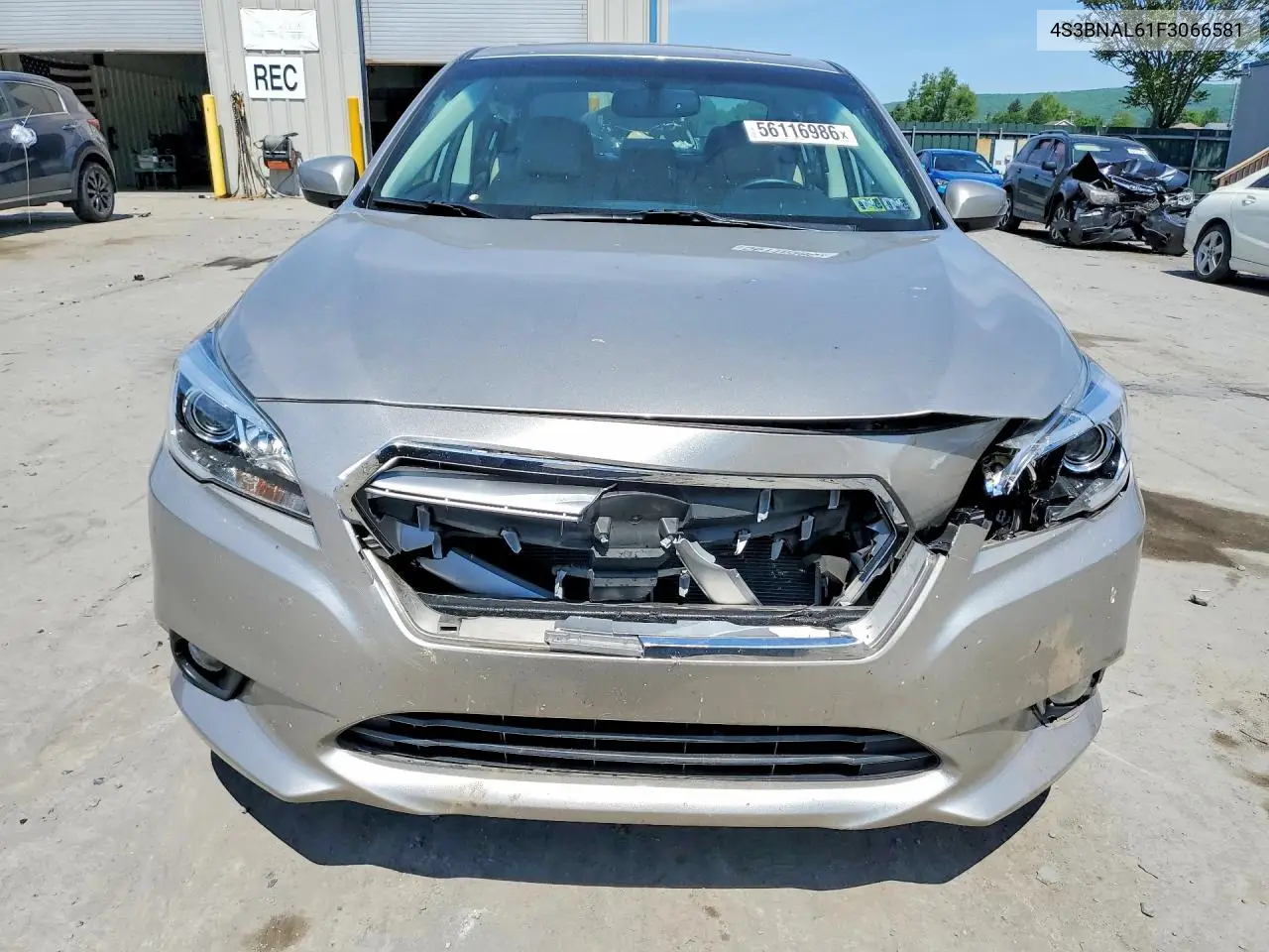 2015 Subaru Legacy 2.5I Limited VIN: 4S3BNAL61F3066581 Lot: 56116986