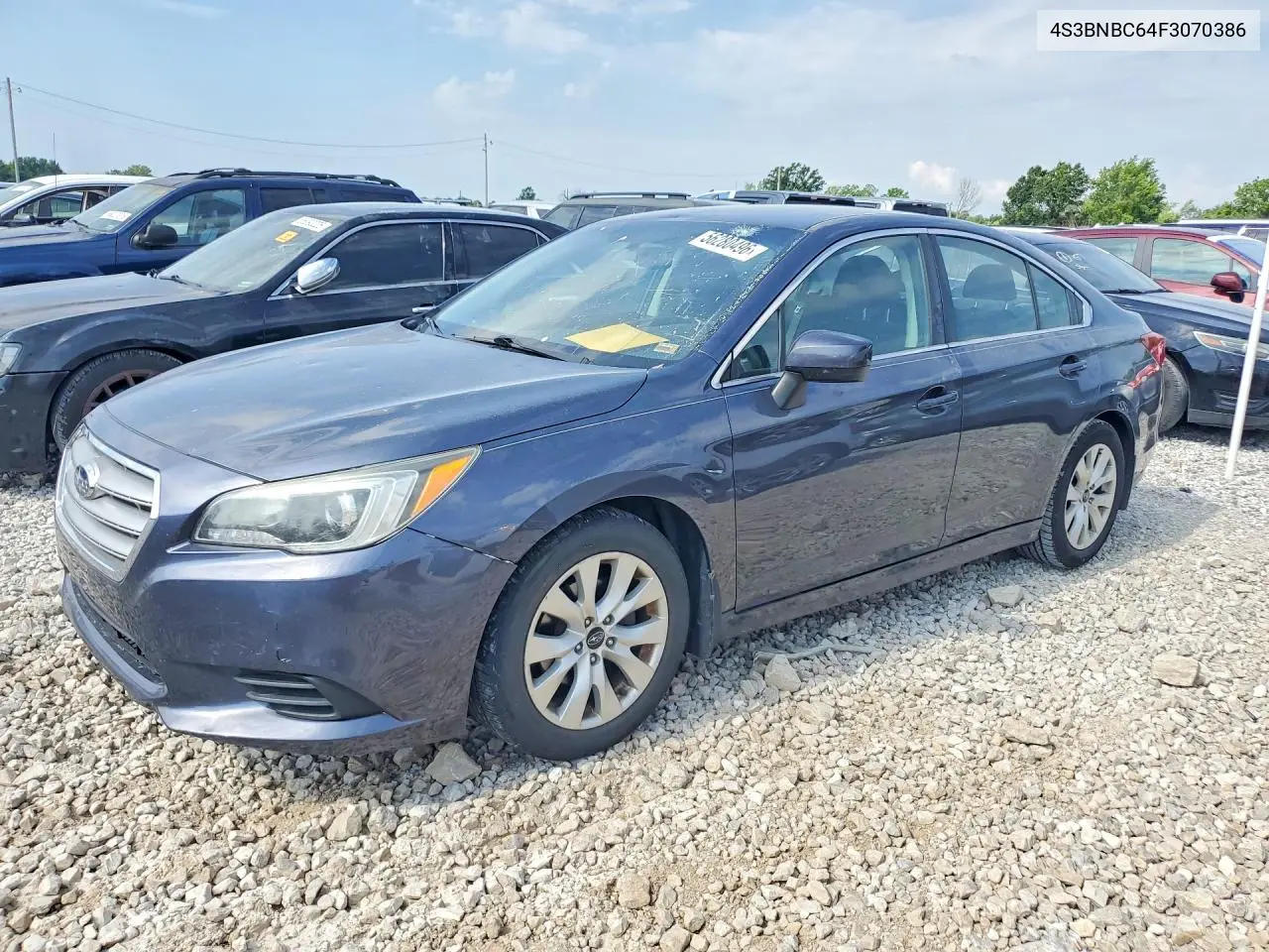 2015 Subaru Legacy 2.5I Premium VIN: 4S3BNBC64F3070386 Lot: 56280496
