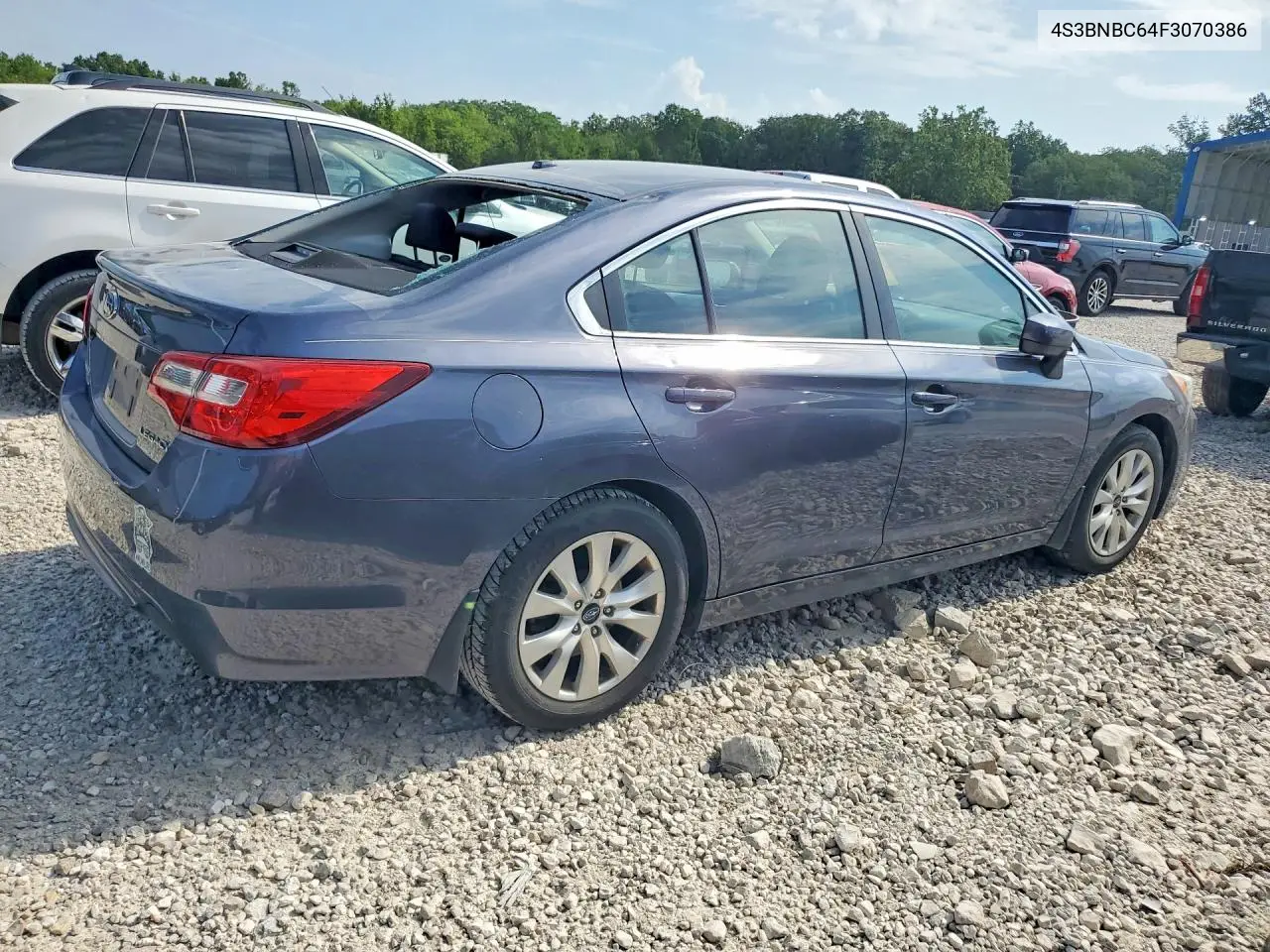 2015 Subaru Legacy 2.5I Premium VIN: 4S3BNBC64F3070386 Lot: 56280496