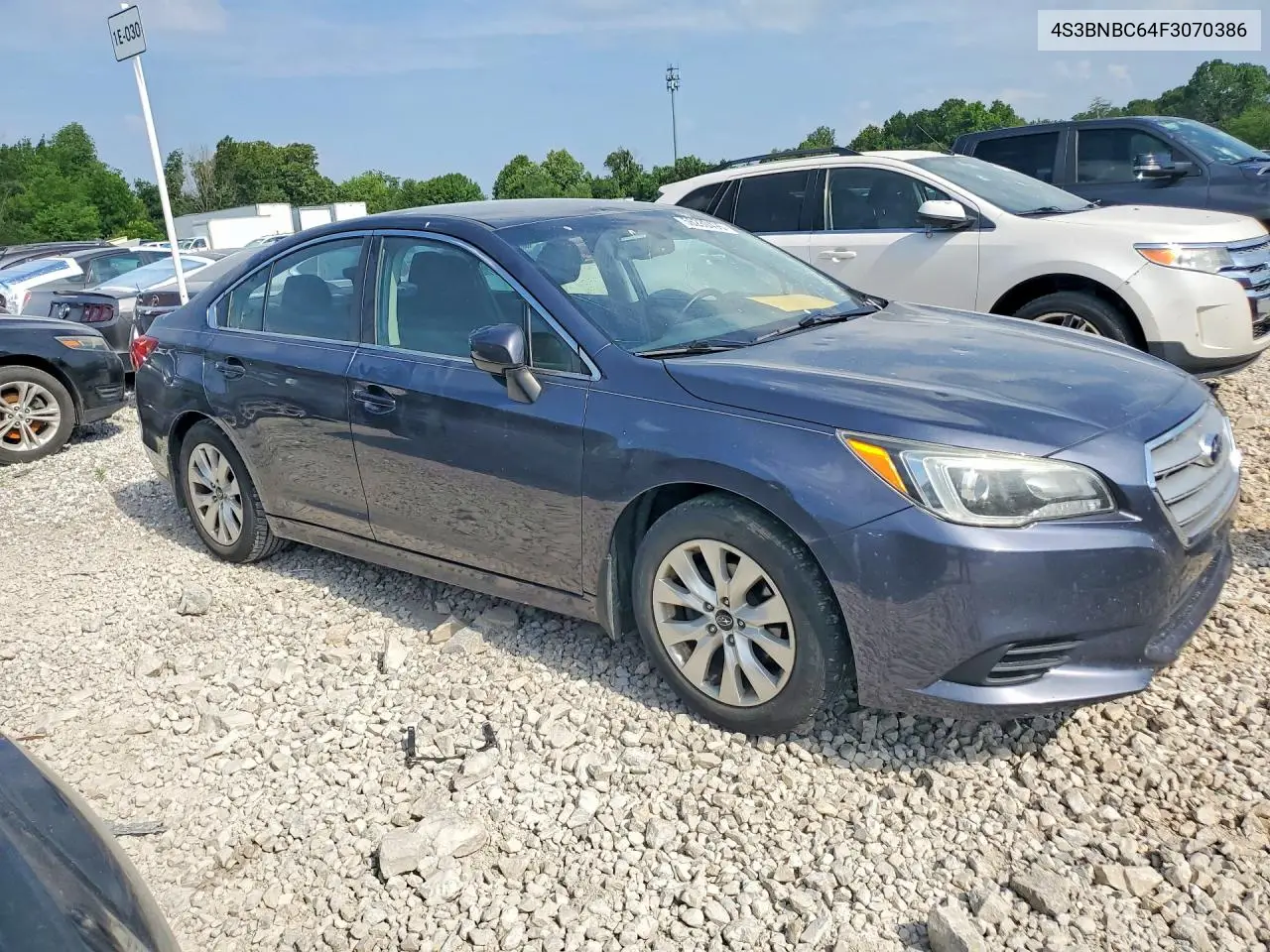 2015 Subaru Legacy 2.5I Premium VIN: 4S3BNBC64F3070386 Lot: 56280496
