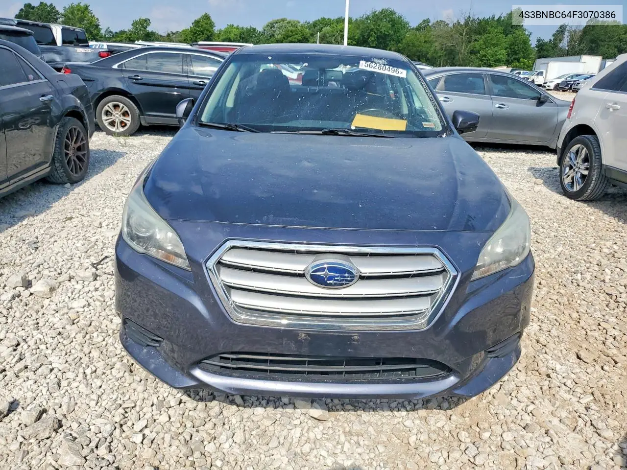 2015 Subaru Legacy 2.5I Premium VIN: 4S3BNBC64F3070386 Lot: 56280496