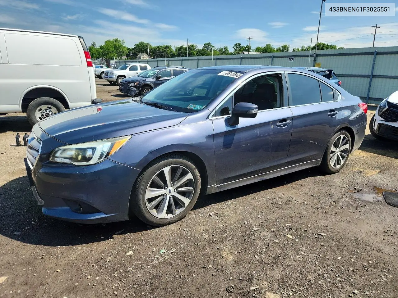 2015 Subaru Legacy 3.6R Limited VIN: 4S3BNEN61F3025551 Lot: 56610566