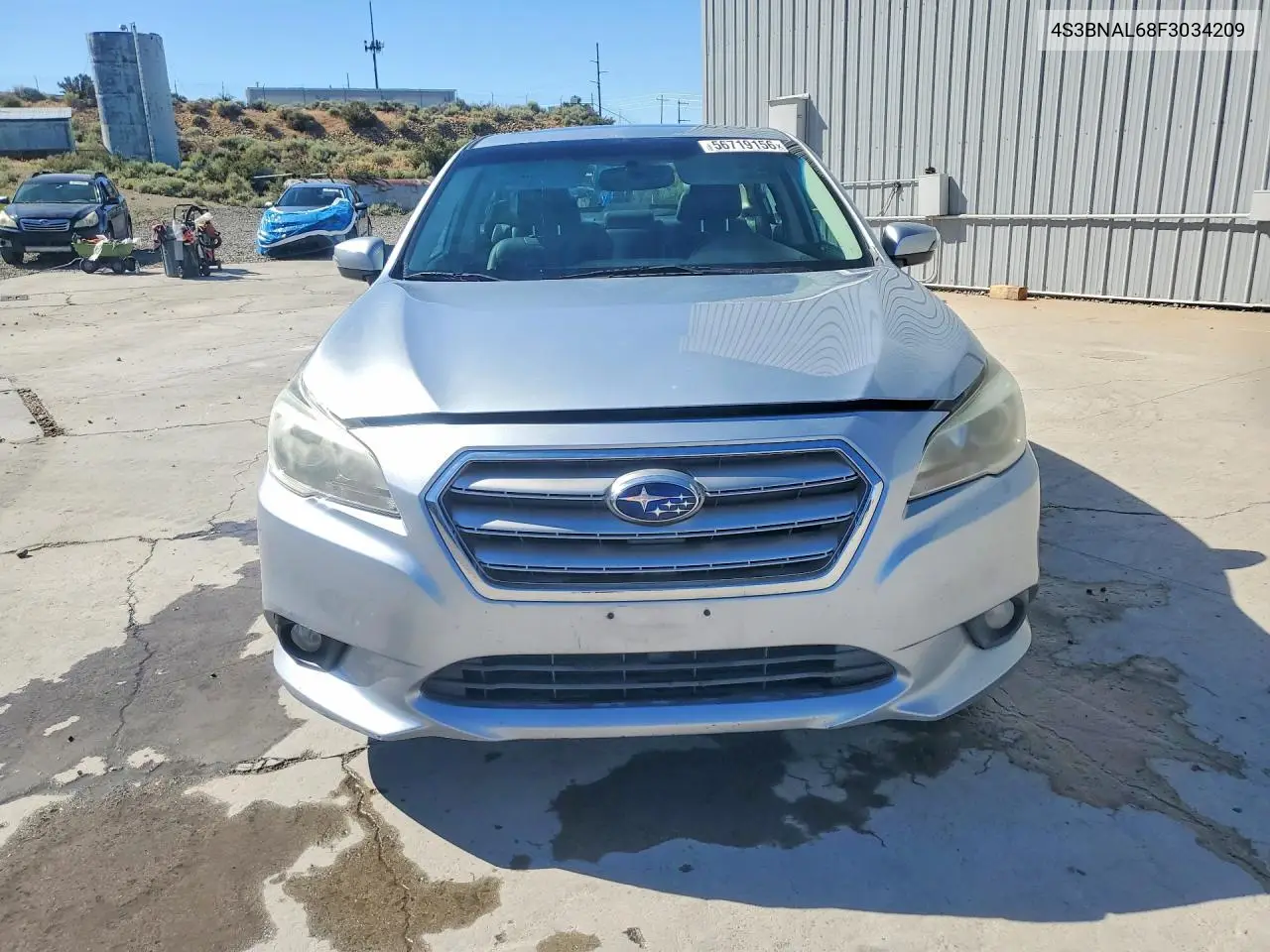 2015 Subaru Legacy 2.5I Limited VIN: 4S3BNAL68F3034209 Lot: 56719156