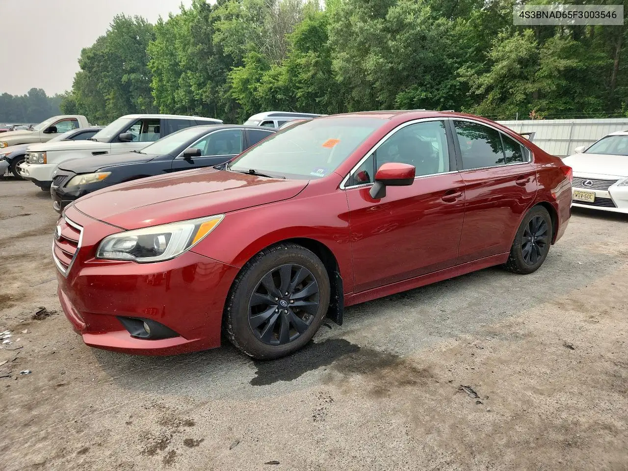 2015 Subaru Legacy 2.5I Premium VIN: 4S3BNAD65F3003546 Lot: 60795536