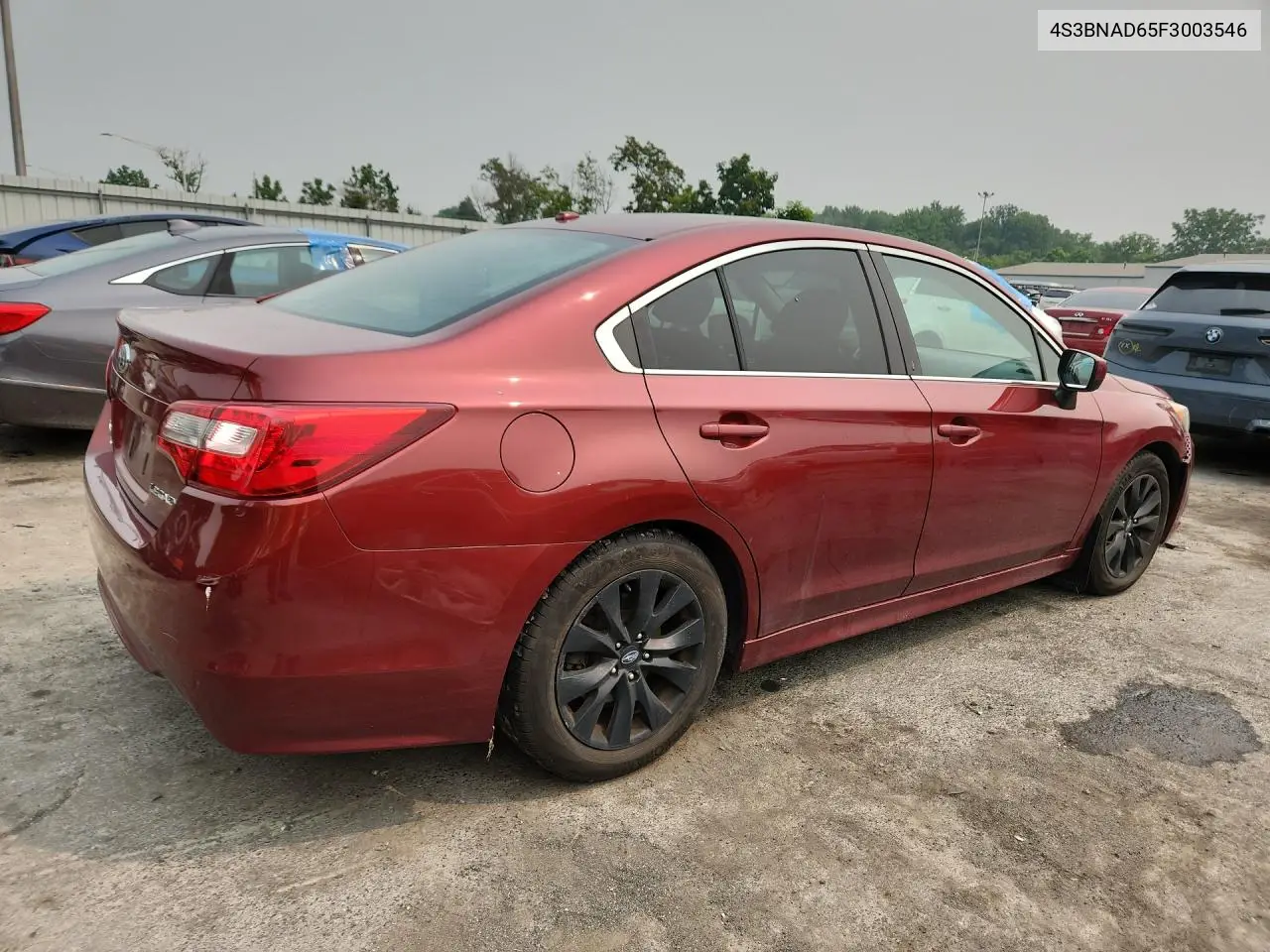 2015 Subaru Legacy 2.5I Premium VIN: 4S3BNAD65F3003546 Lot: 60795536