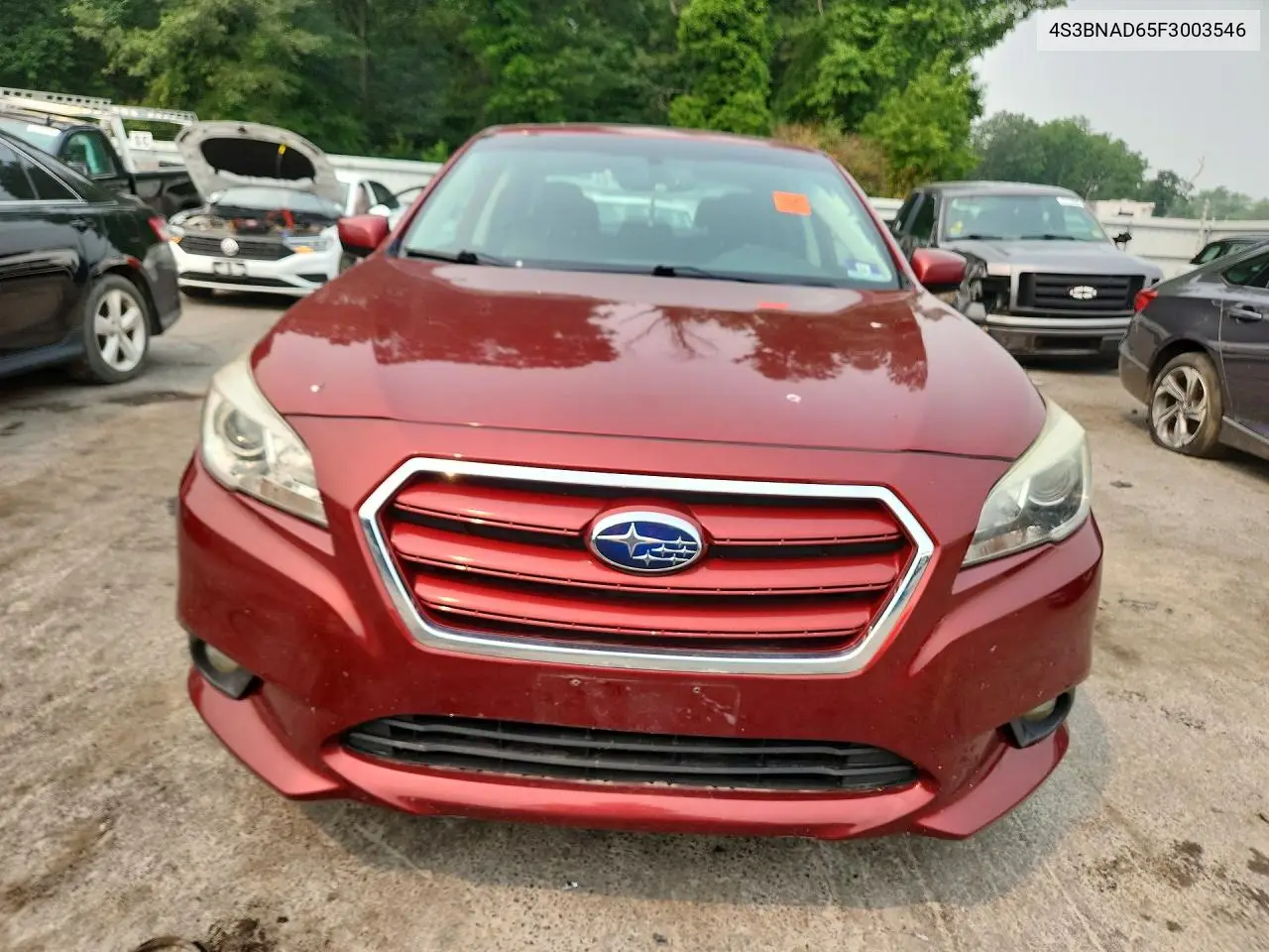 2015 Subaru Legacy 2.5I Premium VIN: 4S3BNAD65F3003546 Lot: 60795536