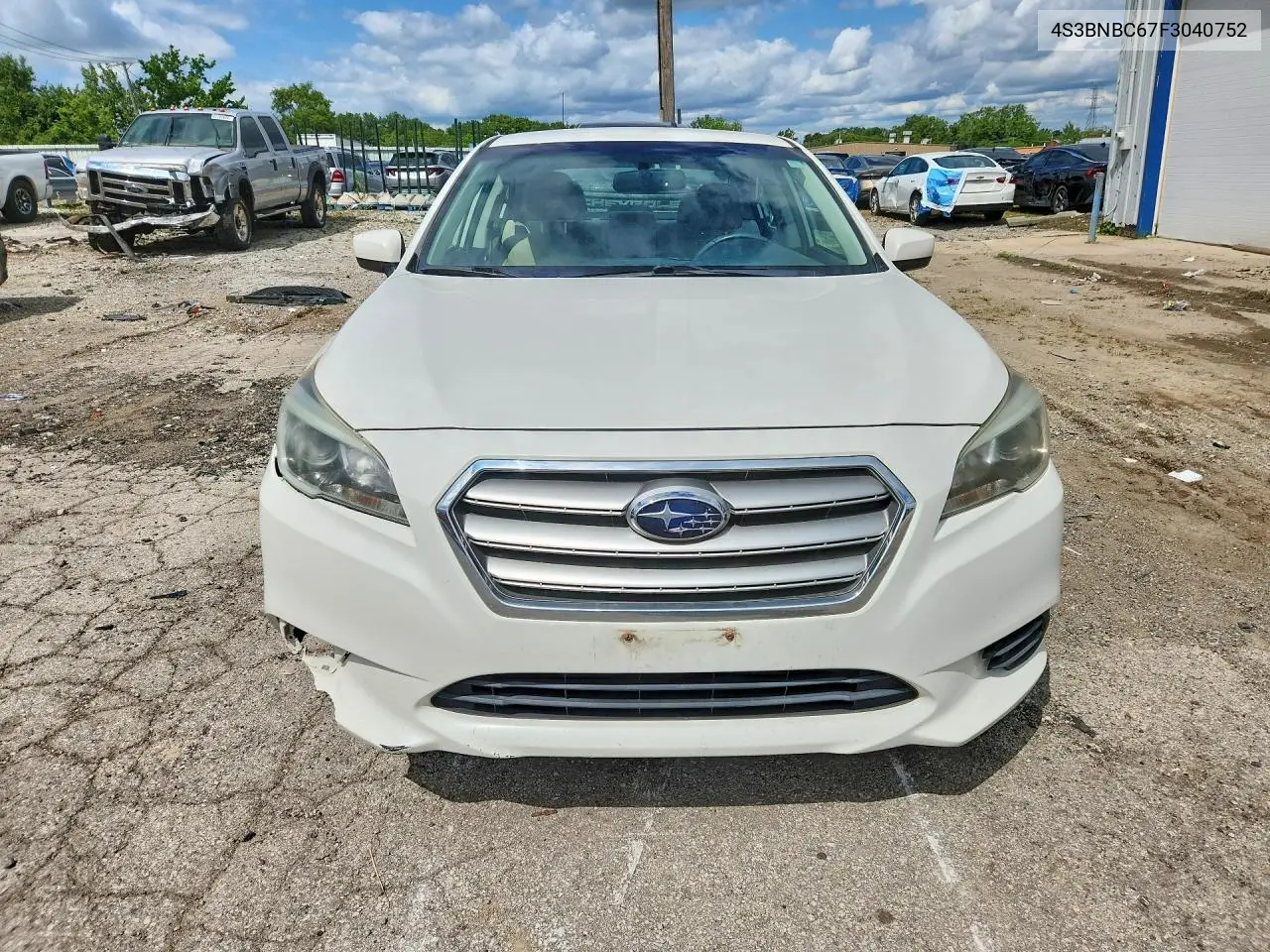 2015 Subaru Legacy 2.5I Premium VIN: 4S3BNBC67F3040752 Lot: 61242446