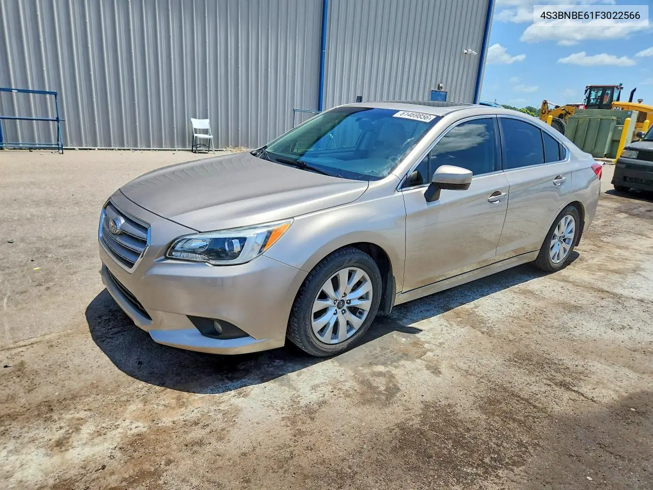 2015 Subaru Legacy 2.5I Premium VIN: 4S3BNBE61F3022566 Lot: 61469856