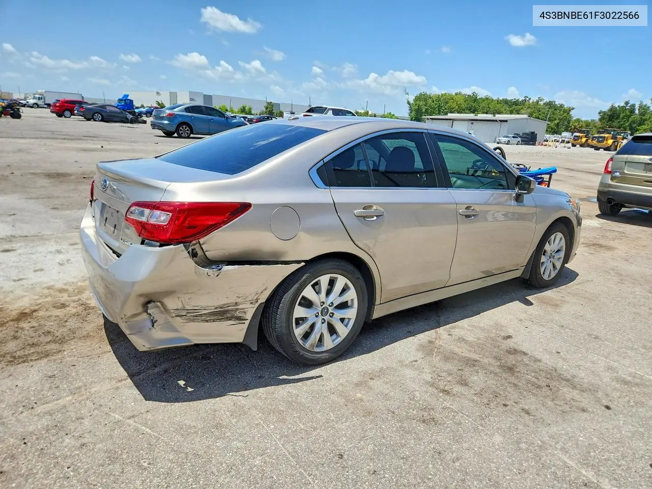 2015 Subaru Legacy 2.5I Premium VIN: 4S3BNBE61F3022566 Lot: 61469856