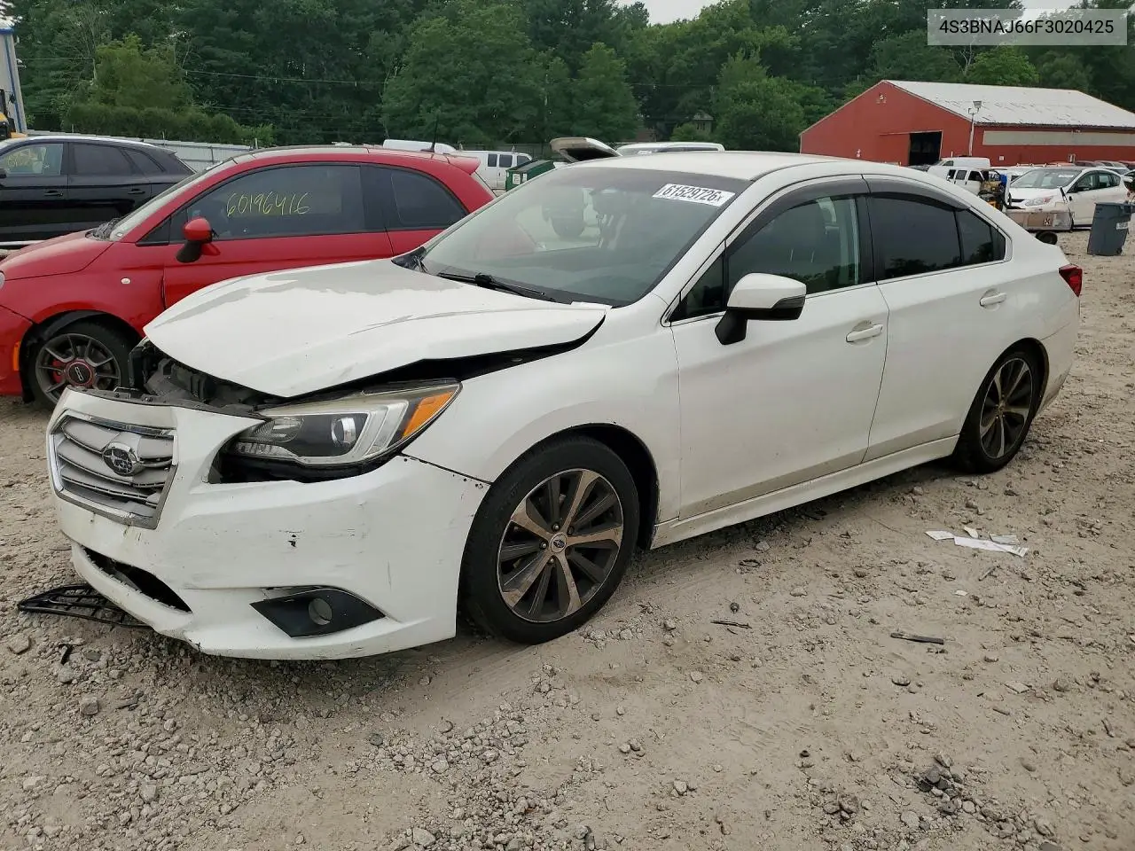 2015 Subaru Legacy 2.5I Limited VIN: 4S3BNAJ66F3020425 Lot: 61529726