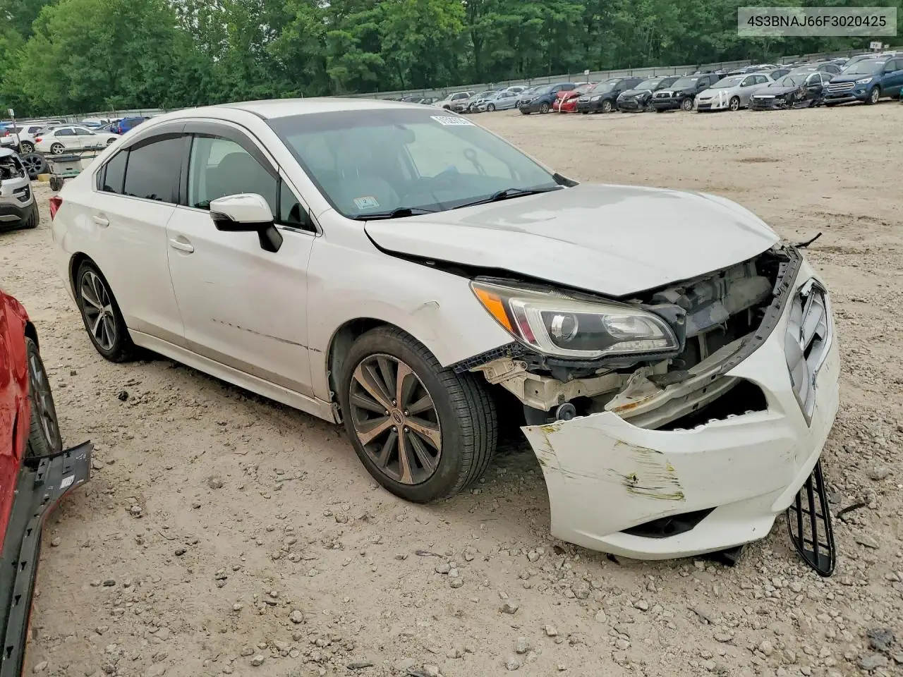 2015 Subaru Legacy 2.5I Limited VIN: 4S3BNAJ66F3020425 Lot: 61529726