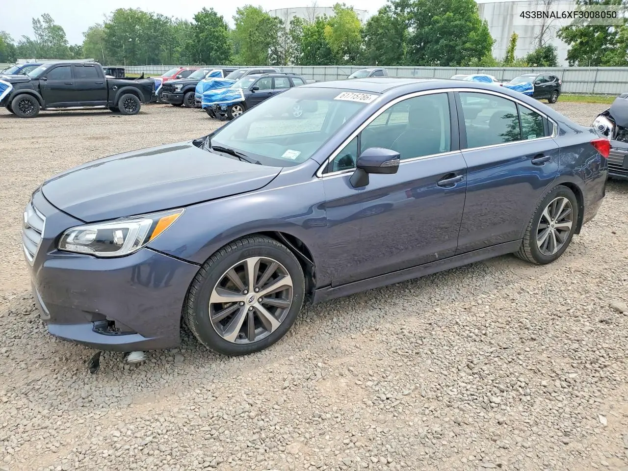 2015 Subaru Legacy 2.5I Limited VIN: 4S3BNAL6XF3008050 Lot: 61715786