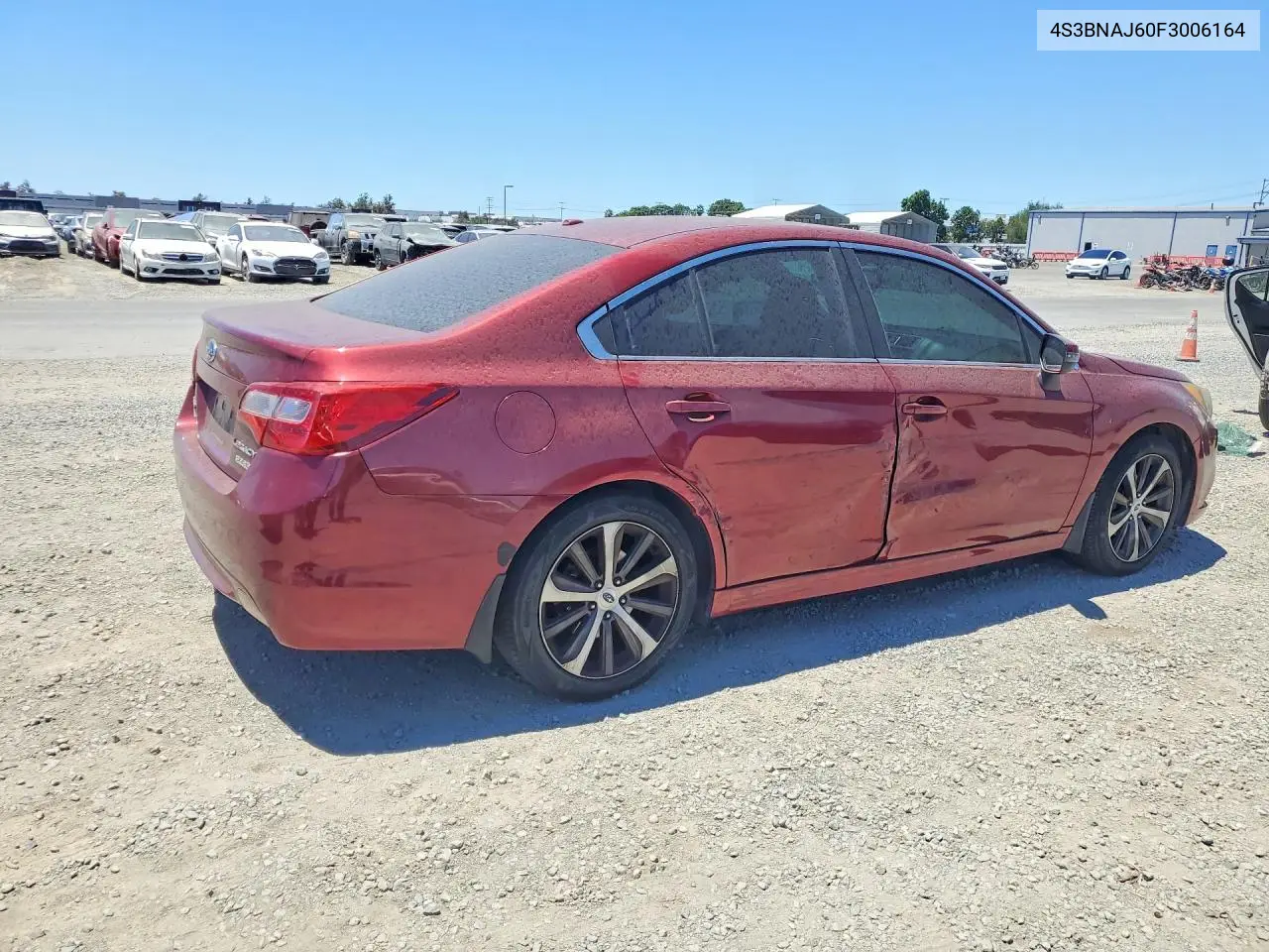 2015 Subaru Legacy 2.5I Limited VIN: 4S3BNAJ60F3006164 Lot: 62294006