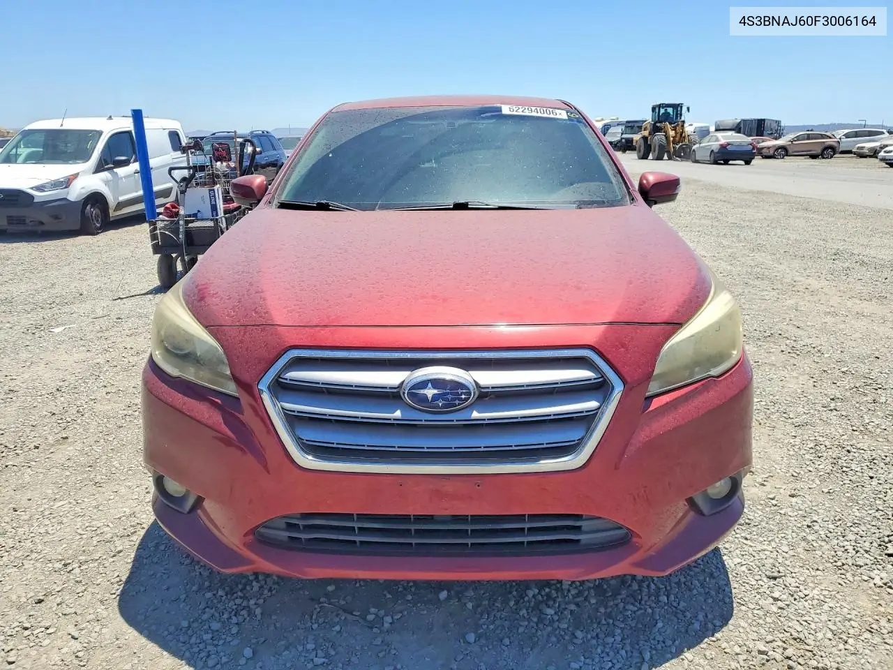 2015 Subaru Legacy 2.5I Limited VIN: 4S3BNAJ60F3006164 Lot: 62294006