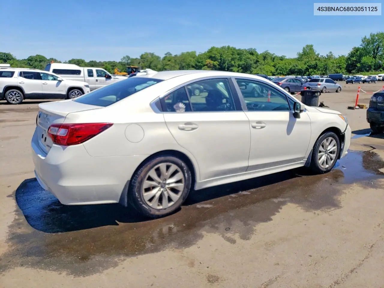 2016 Subaru Legacy 2.5I Premium VIN: 4S3BNAC68G3051125 Lot: 56131656