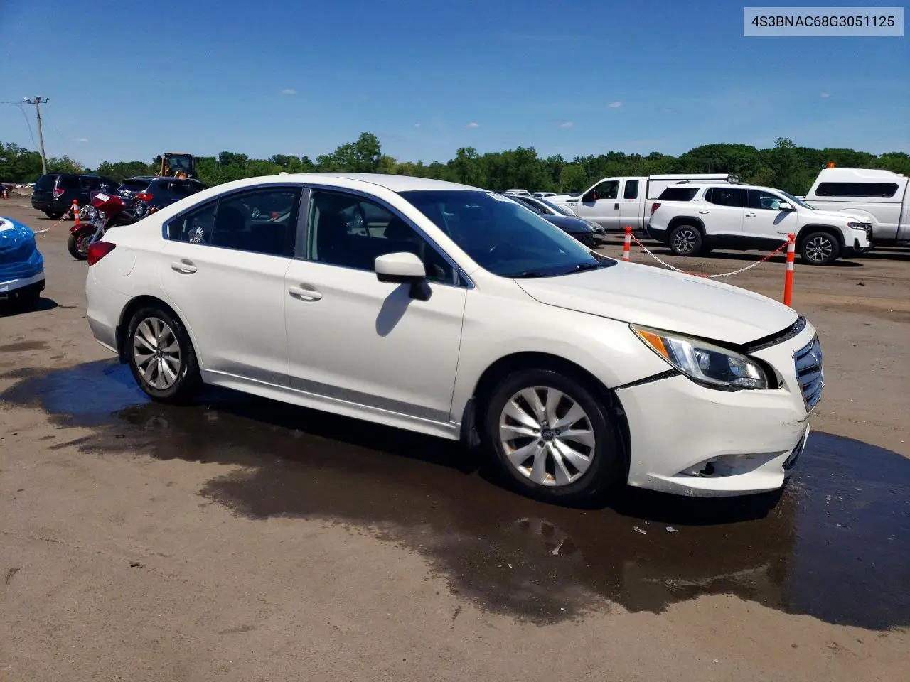 2016 Subaru Legacy 2.5I Premium VIN: 4S3BNAC68G3051125 Lot: 56131656