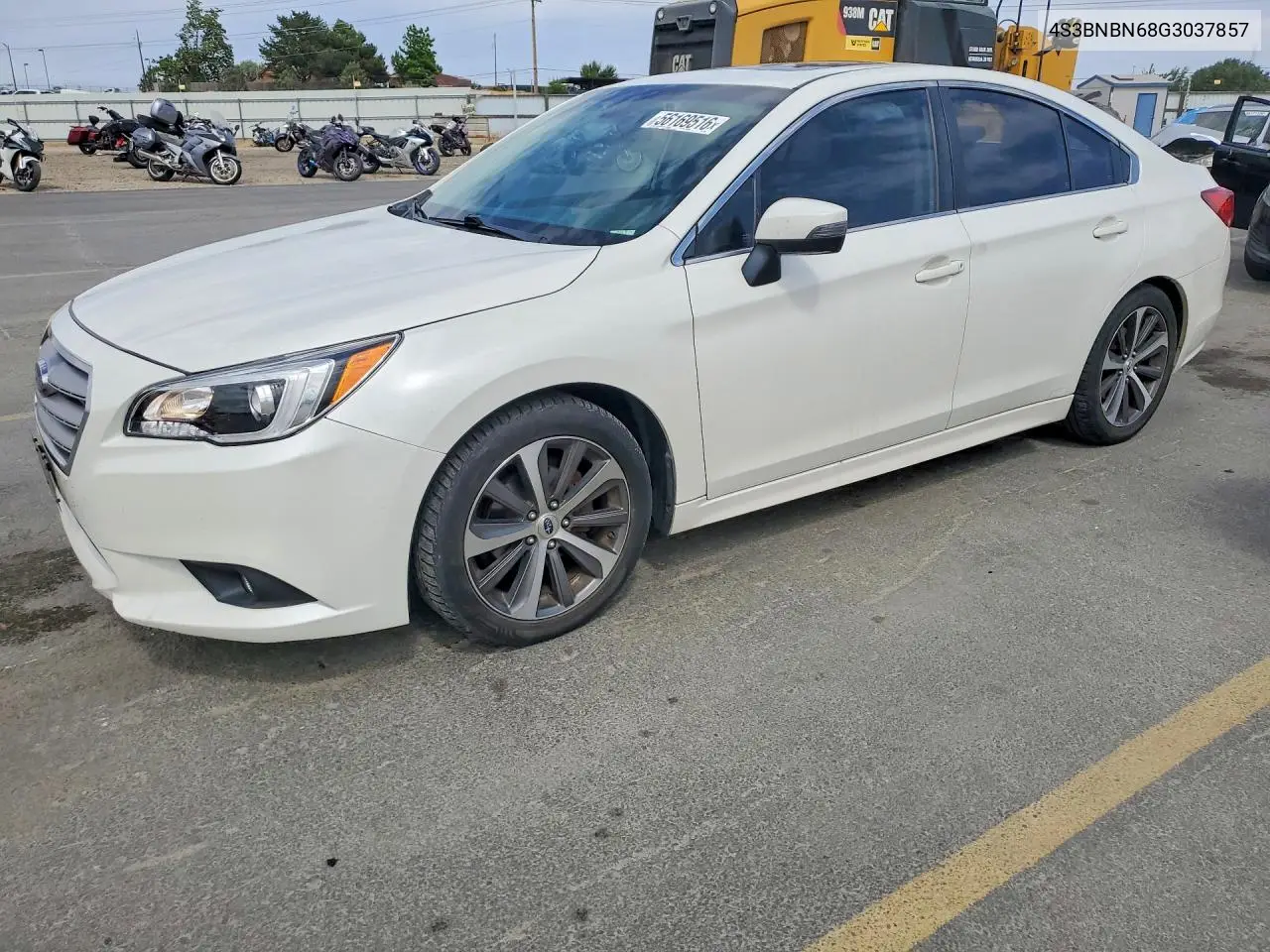 2016 Subaru Legacy 2.5I Limited VIN: 4S3BNBN68G3037857 Lot: 56169516