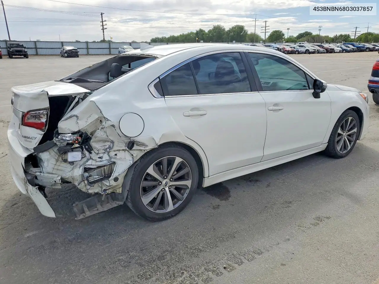 2016 Subaru Legacy 2.5I Limited VIN: 4S3BNBN68G3037857 Lot: 56169516