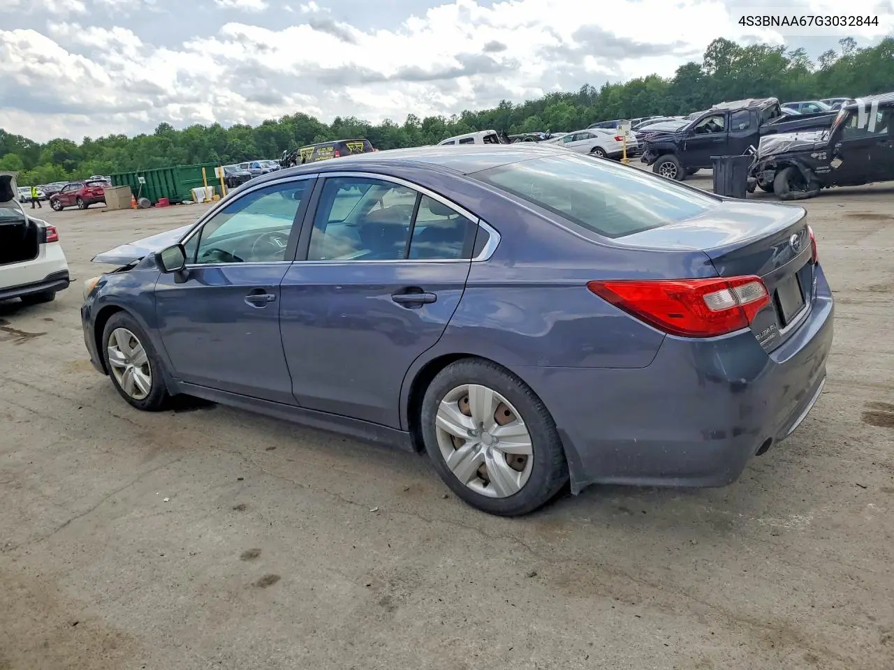 2016 Subaru Legacy 2.5I VIN: 4S3BNAA67G3032844 Lot: 56411636