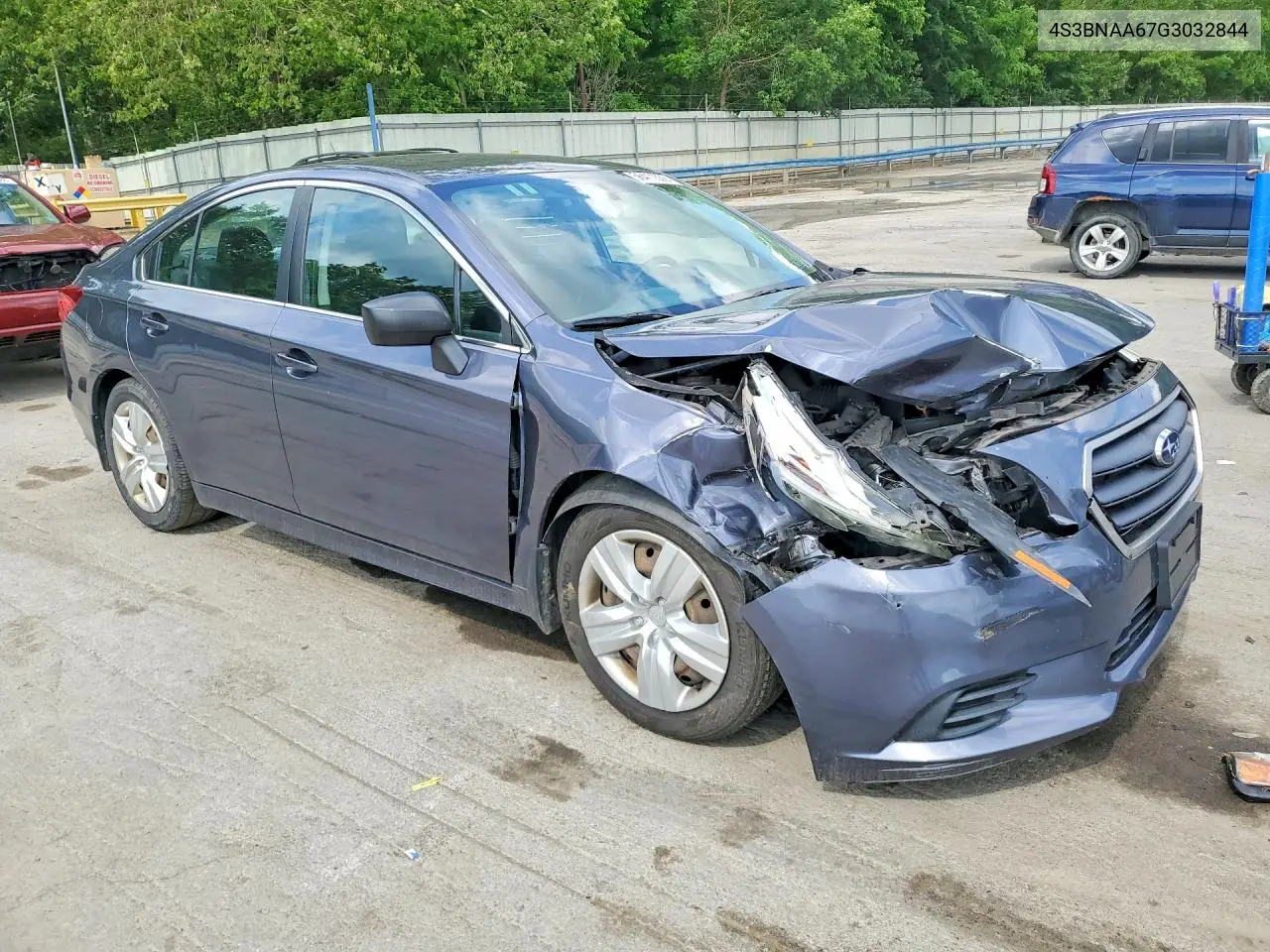 2016 Subaru Legacy 2.5I VIN: 4S3BNAA67G3032844 Lot: 56411636