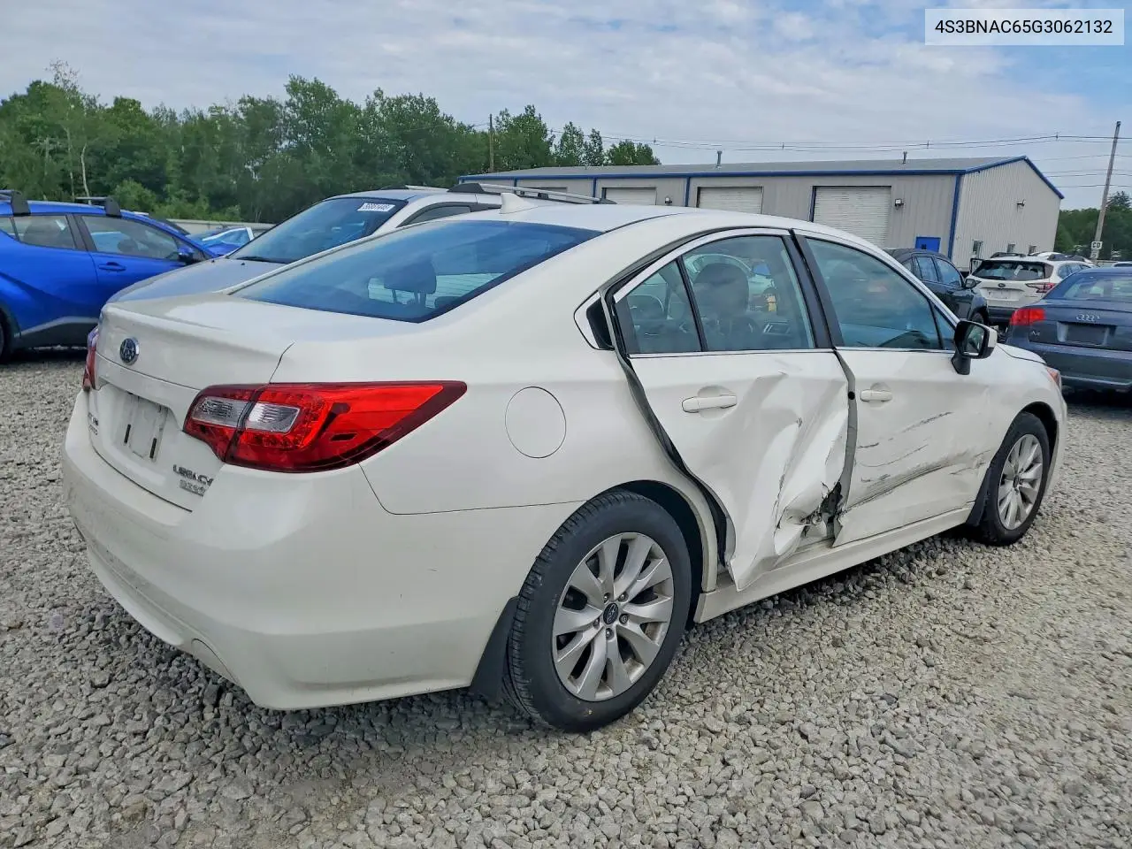 2016 Subaru Legacy 2.5I Premium VIN: 4S3BNAC65G3062132 Lot: 56868336