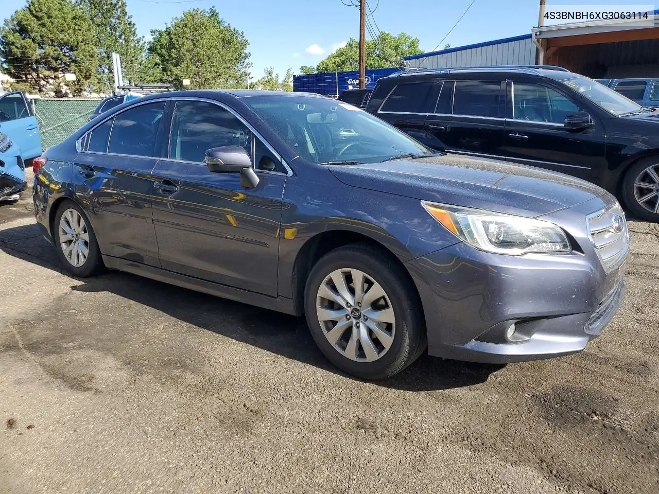 2016 Subaru Legacy 2.5I Premium VIN: 4S3BNBH6XG3063114 Lot: 56994896