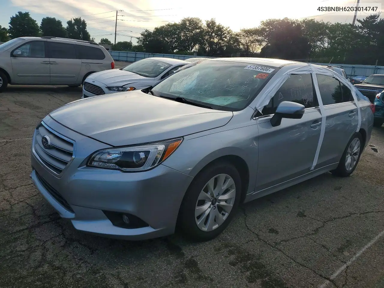 2016 Subaru Legacy 2.5I Premium VIN: 4S3BNBH62G3014747 Lot: 57357606