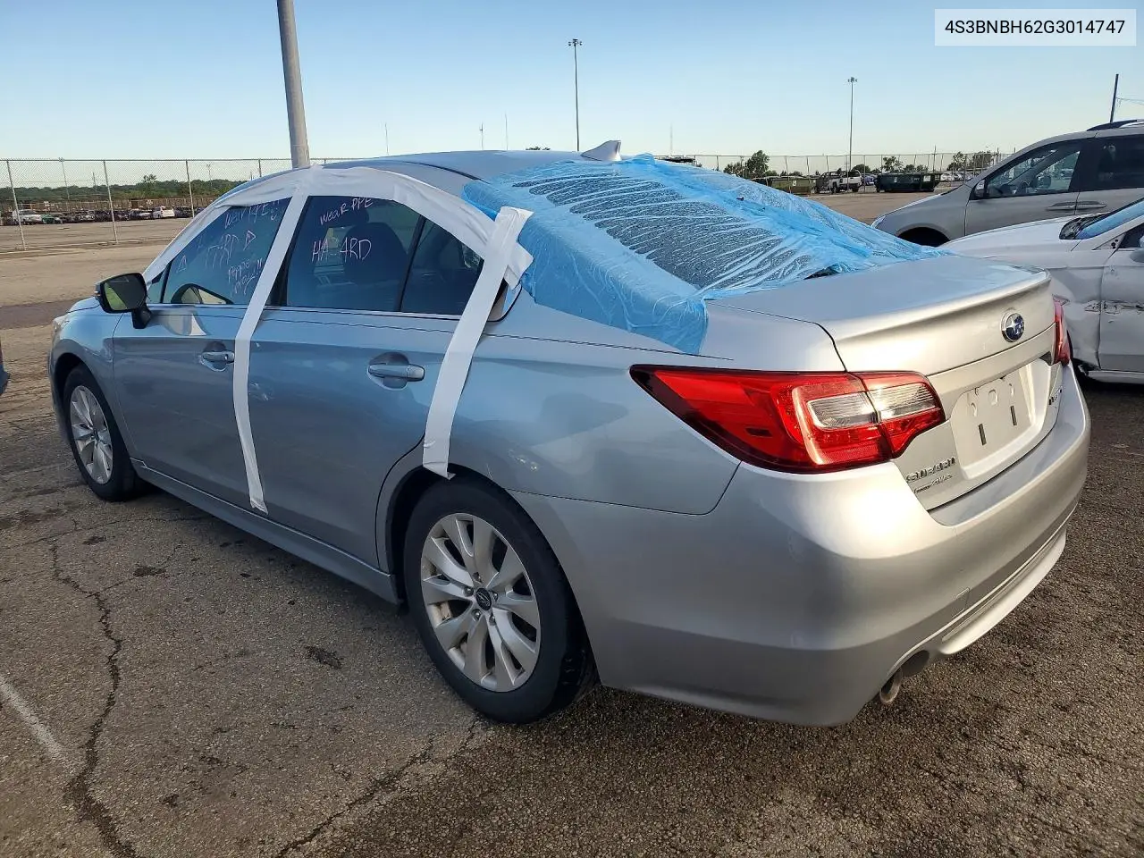 2016 Subaru Legacy 2.5I Premium VIN: 4S3BNBH62G3014747 Lot: 57357606