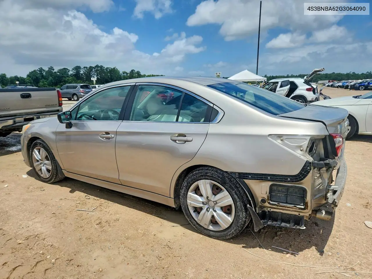 2016 Subaru Legacy 2.5I VIN: 4S3BNBA62G3064090 Lot: 57858466