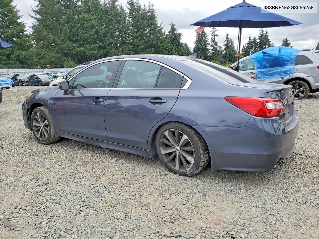 2016 Subaru Legacy 3.6R Limited VIN: 4S3BNEN62G3056258 Lot: 59372826