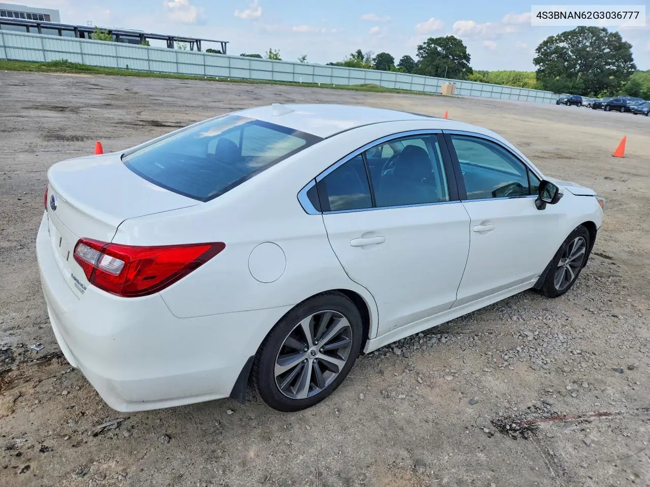 2016 Subaru Legacy 2.5I Limited VIN: 4S3BNAN62G3036777 Lot: 60845096