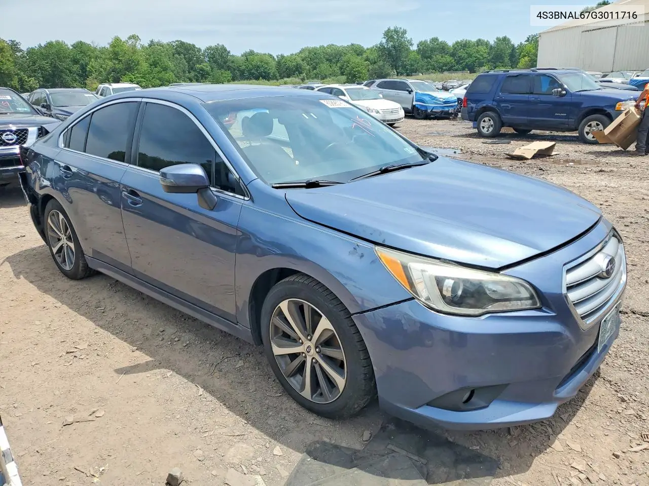 2016 Subaru Legacy 2.5I Limited VIN: 4S3BNAL67G3011716 Lot: 60895786