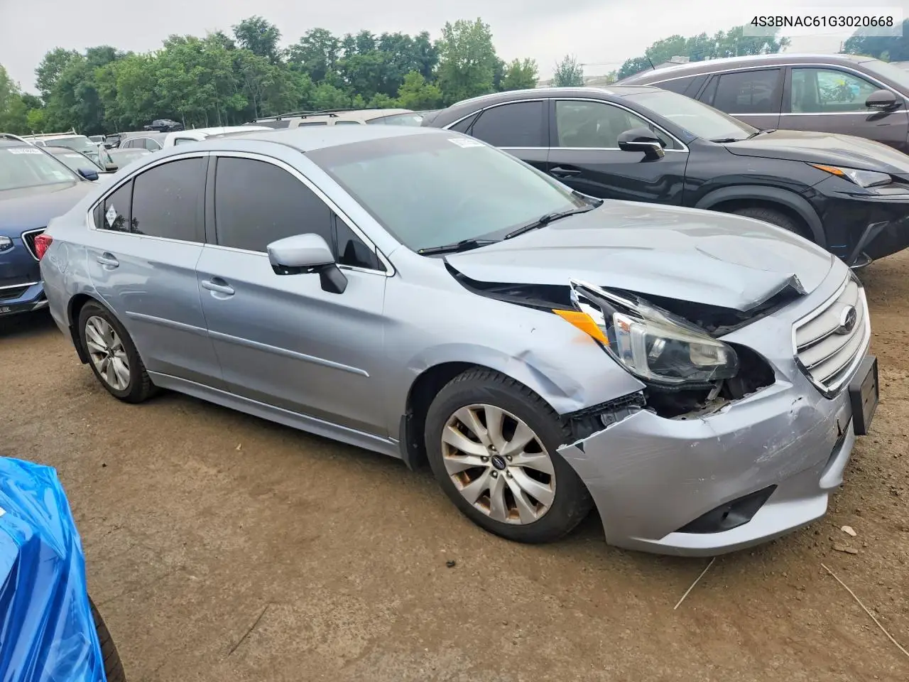 2016 Subaru Legacy 2.5I Premium VIN: 4S3BNAC61G3020668 Lot: 61111556