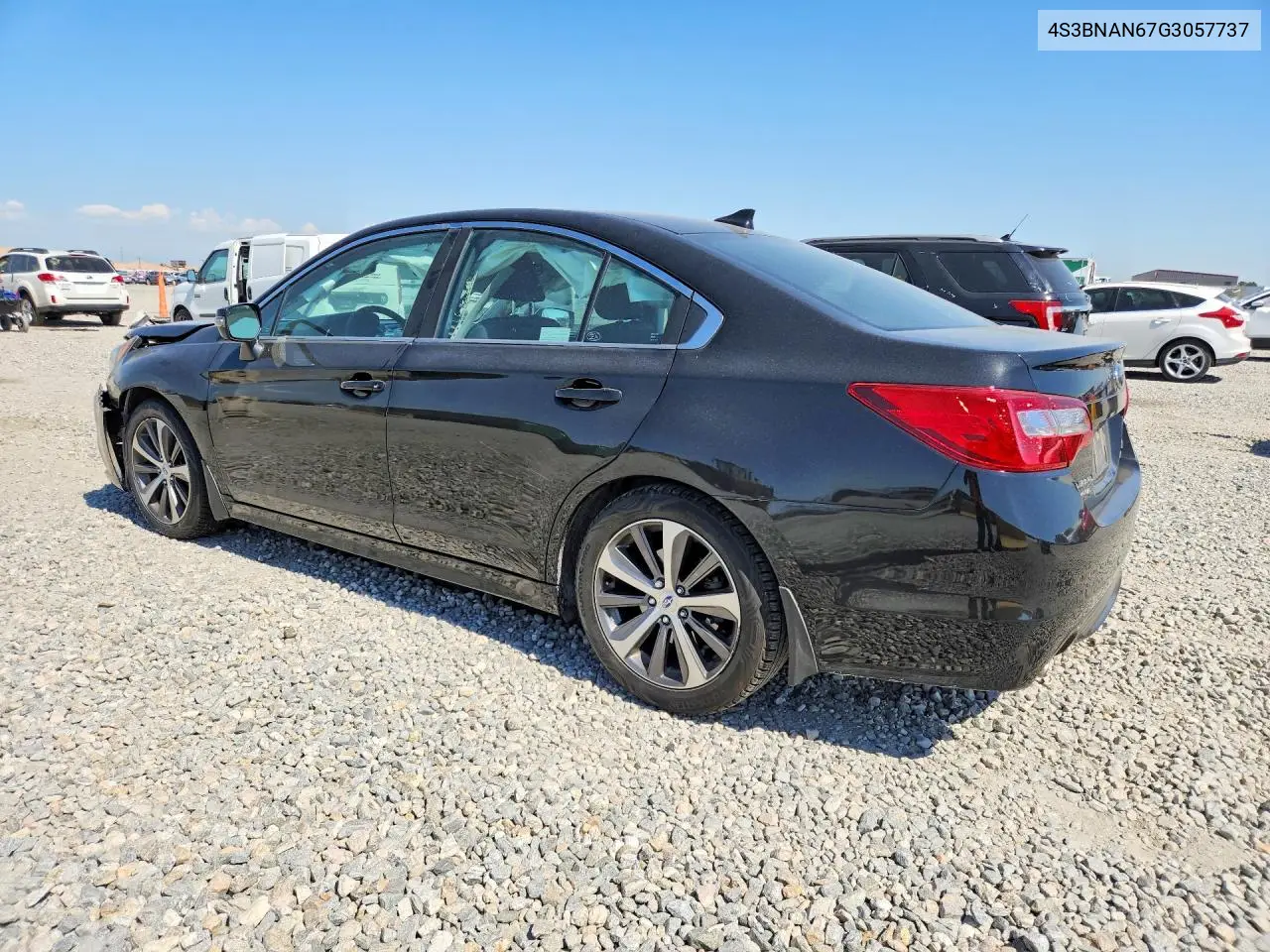 2016 Subaru Legacy 2.5I Limited VIN: 4S3BNAN67G3057737 Lot: 61625206