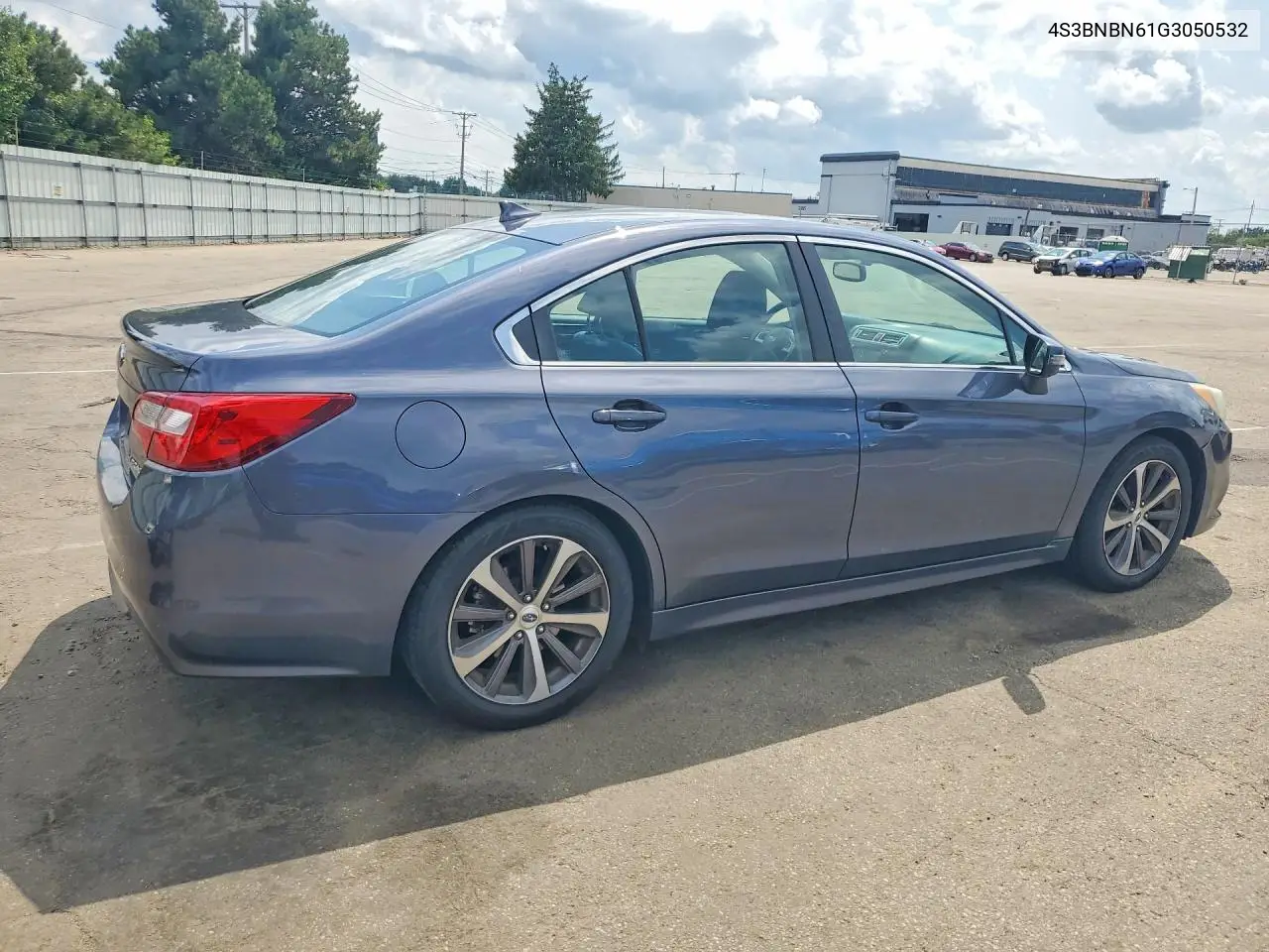 2016 Subaru Legacy 2.5I Limited VIN: 4S3BNBN61G3050532 Lot: 61840346