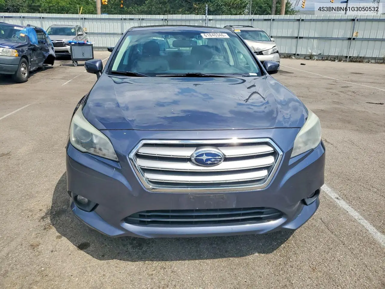 2016 Subaru Legacy 2.5I Limited VIN: 4S3BNBN61G3050532 Lot: 61840346