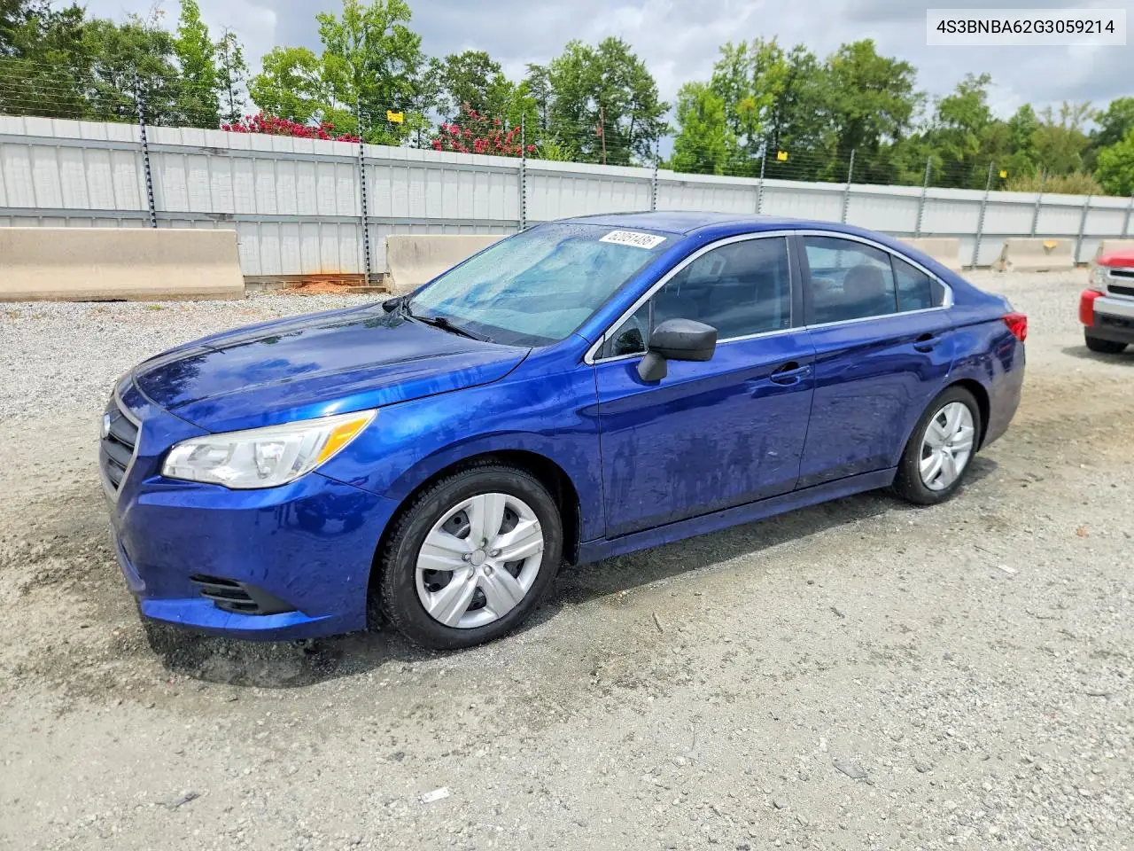 2016 Subaru Legacy 2.5I VIN: 4S3BNBA62G3059214 Lot: 62051486