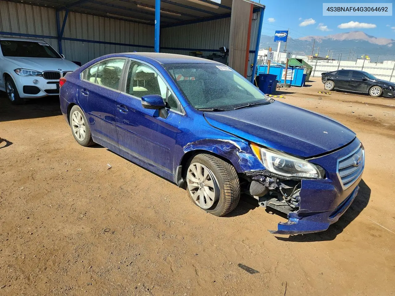 2016 Subaru Legacy 2.5I Premium VIN: 4S3BNAF64G3064692 Lot: 62118796