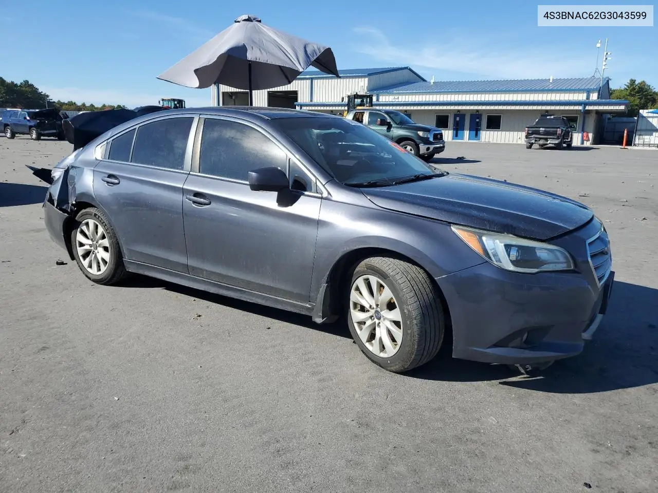 4S3BNAC62G3043599 2016 Subaru Legacy 2.5I Premium