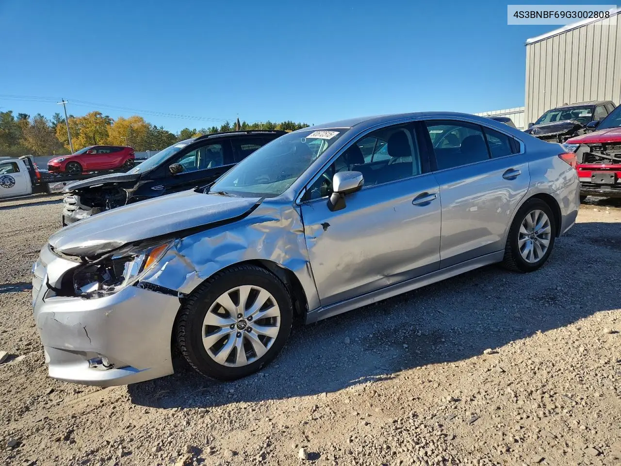 4S3BNBF69G3002808 2016 Subaru Legacy 2.5I Premium
