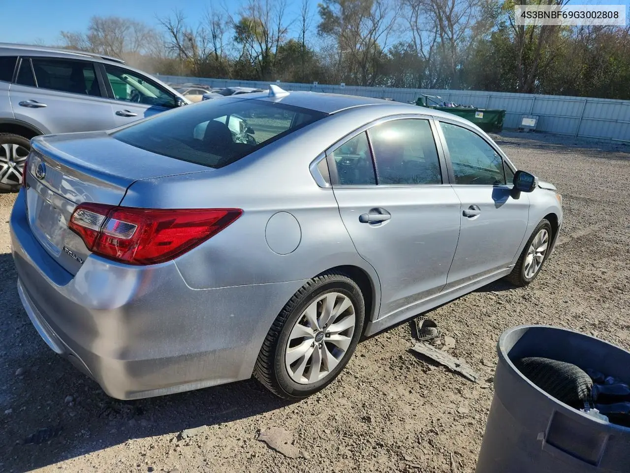 4S3BNBF69G3002808 2016 Subaru Legacy 2.5I Premium