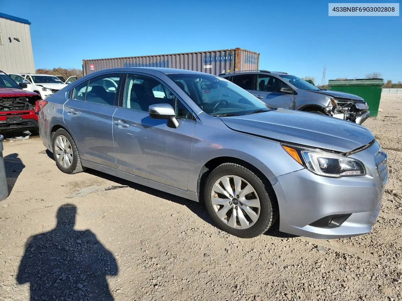 4S3BNBF69G3002808 2016 Subaru Legacy 2.5I Premium