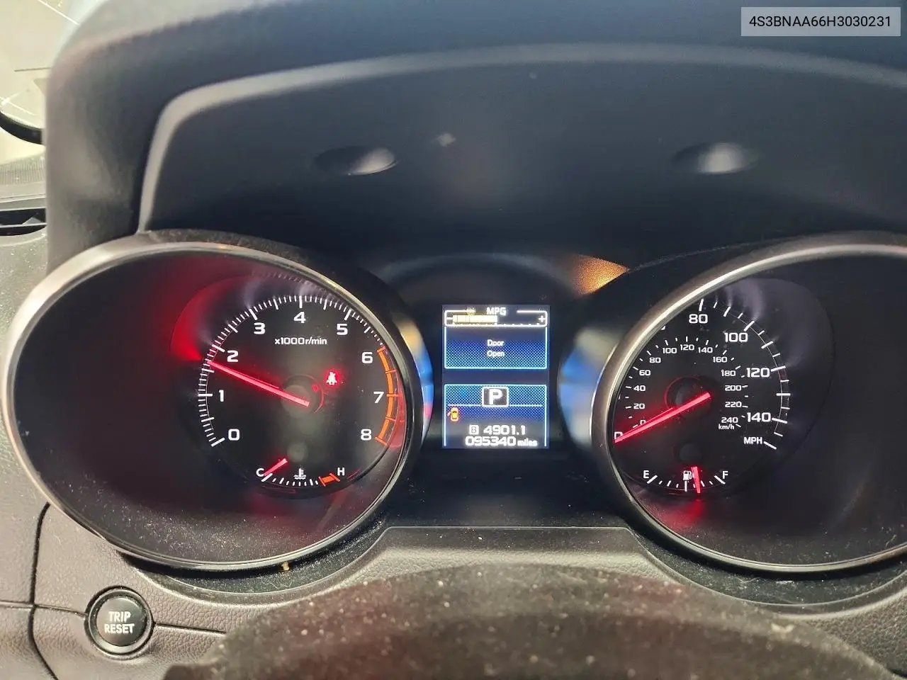 2017 Subaru Legacy 2.5I VIN: 4S3BNAA66H3030231 Lot: 55537066