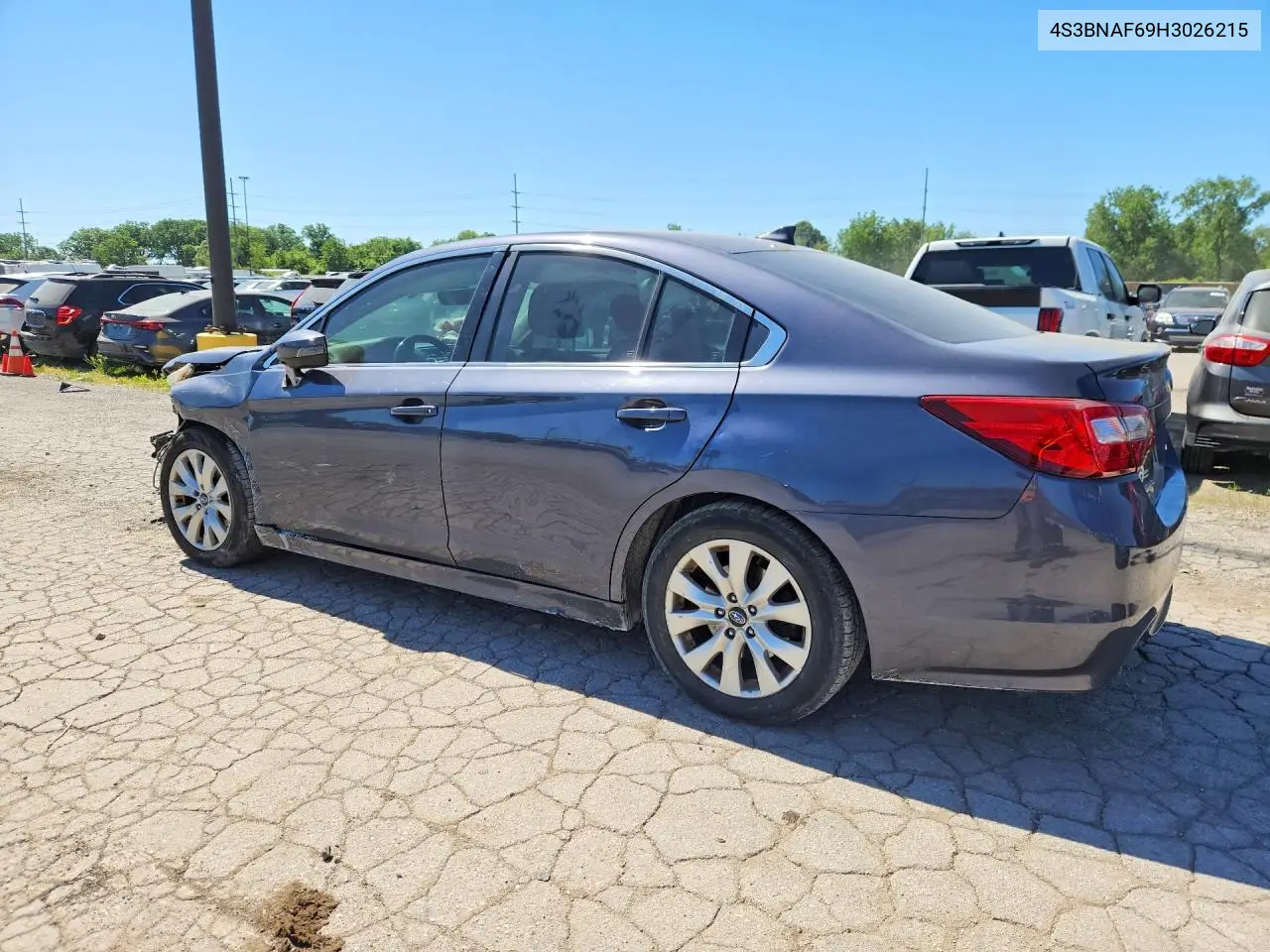 2017 Subaru Legacy 2.5I Premium VIN: 4S3BNAF69H3026215 Lot: 55988426