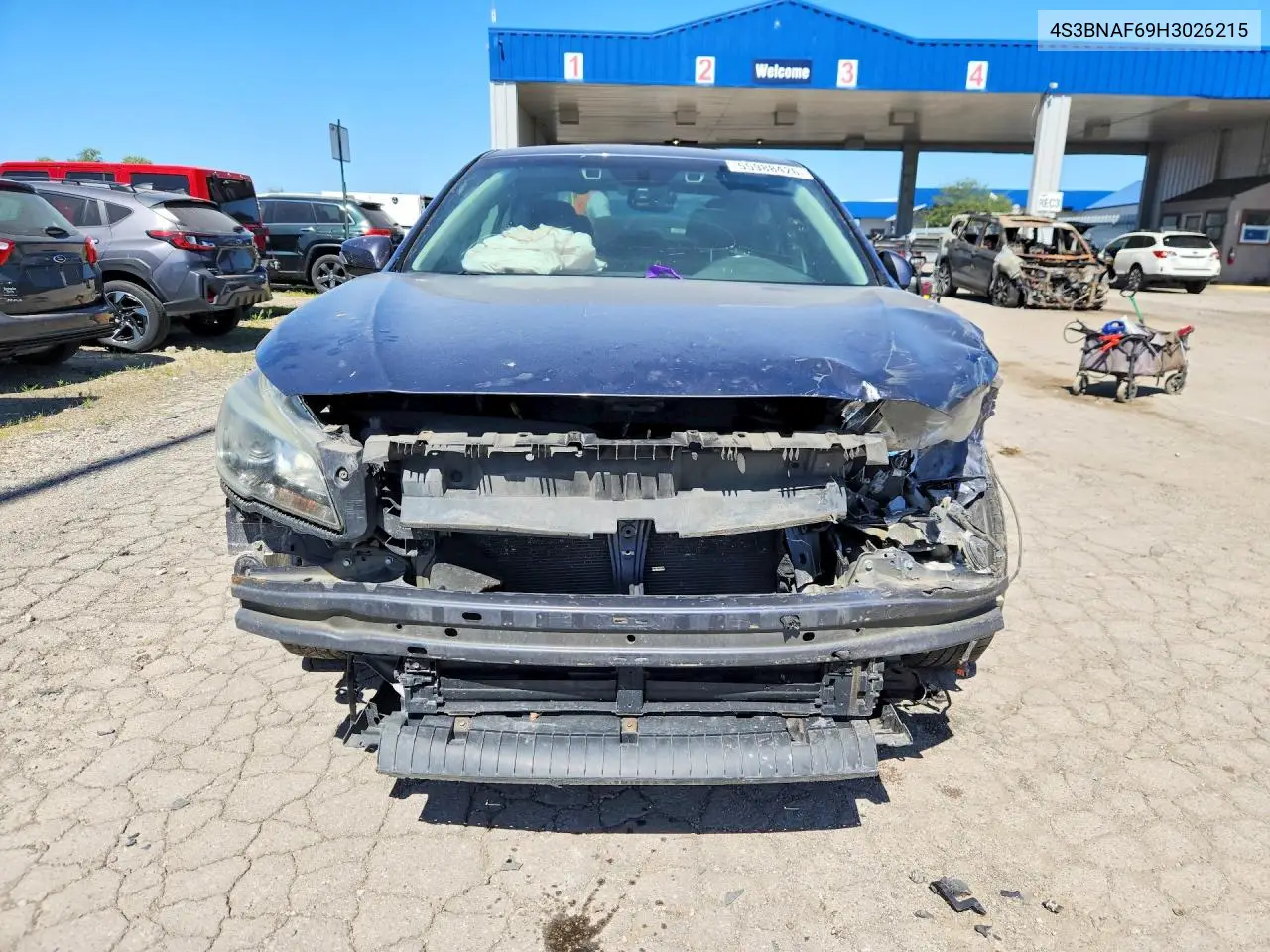2017 Subaru Legacy 2.5I Premium VIN: 4S3BNAF69H3026215 Lot: 55988426