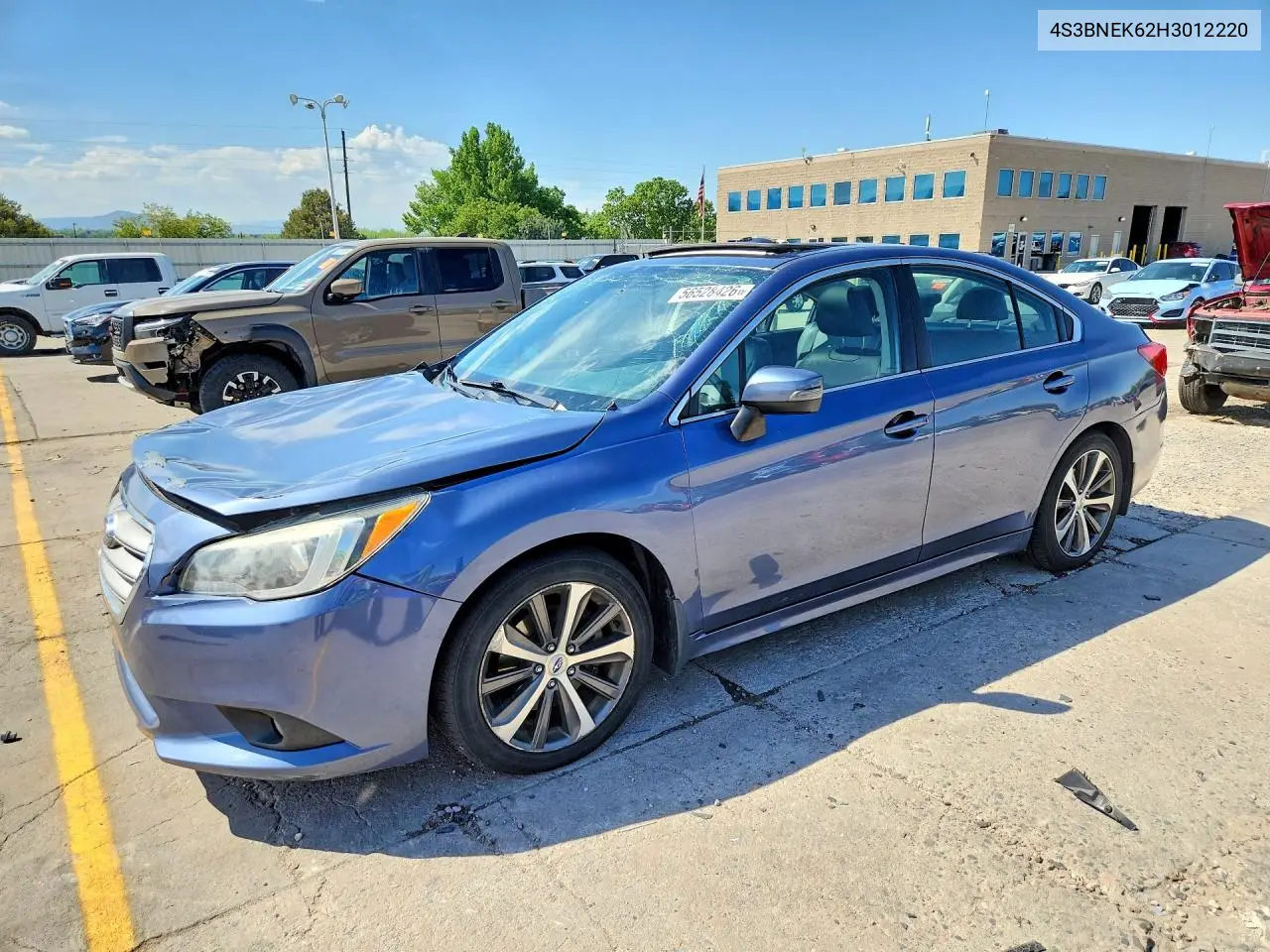 2017 Subaru Legacy 3.6R Limited VIN: 4S3BNEK62H3012220 Lot: 56528426