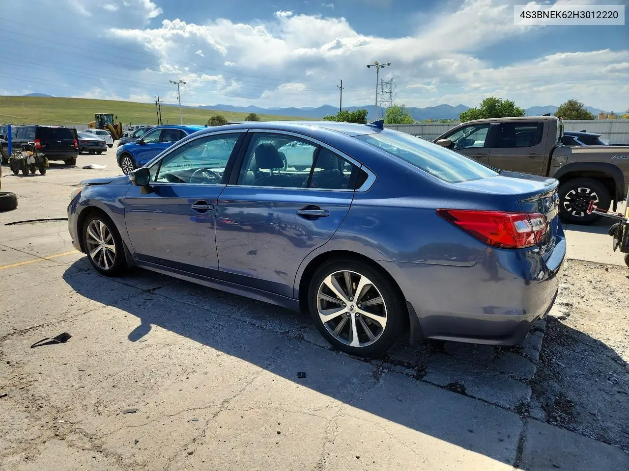 2017 Subaru Legacy 3.6R Limited VIN: 4S3BNEK62H3012220 Lot: 56528426