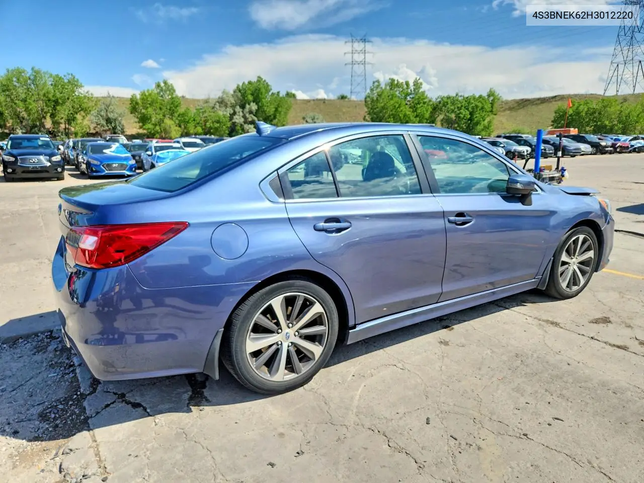 2017 Subaru Legacy 3.6R Limited VIN: 4S3BNEK62H3012220 Lot: 56528426