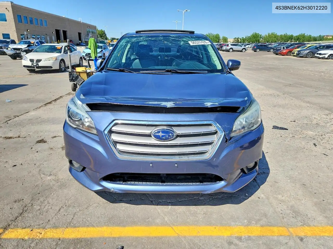 2017 Subaru Legacy 3.6R Limited VIN: 4S3BNEK62H3012220 Lot: 56528426