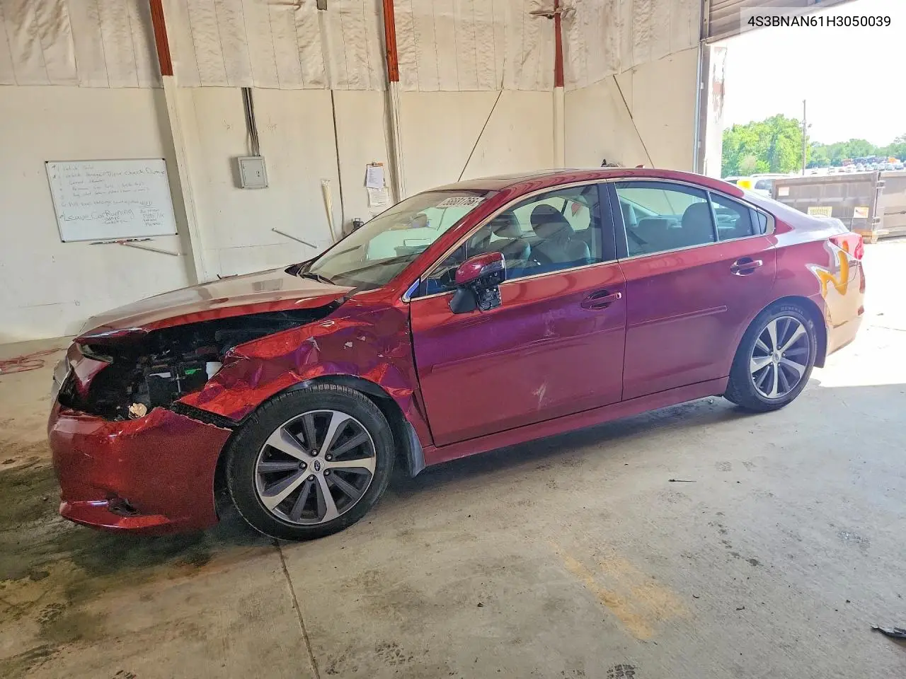 2017 Subaru Legacy 2.5I Limited VIN: 4S3BNAN61H3050039 Lot: 56681766